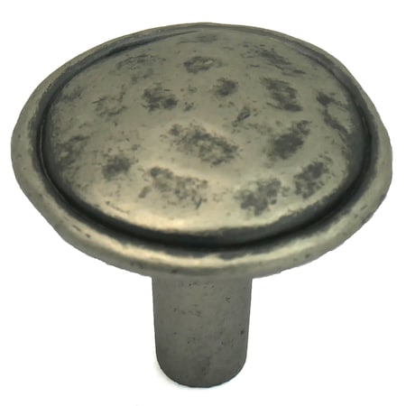 Laurey 1 3/8" Merlot Knob, Antique Pewter 37406